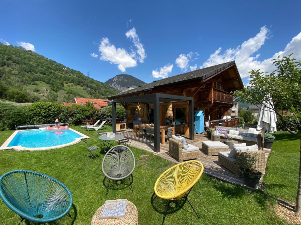 בור סן מוריס Grand Chalet A La Montagne מראה חיצוני תמונה