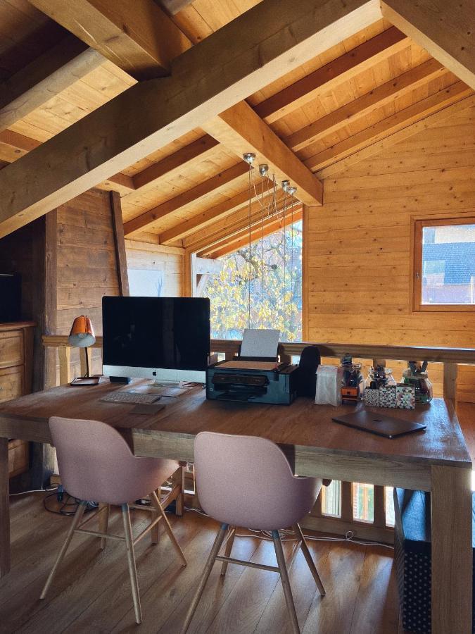 בור סן מוריס Grand Chalet A La Montagne מראה חיצוני תמונה