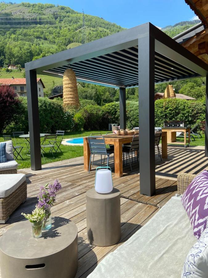 בור סן מוריס Grand Chalet A La Montagne מראה חיצוני תמונה