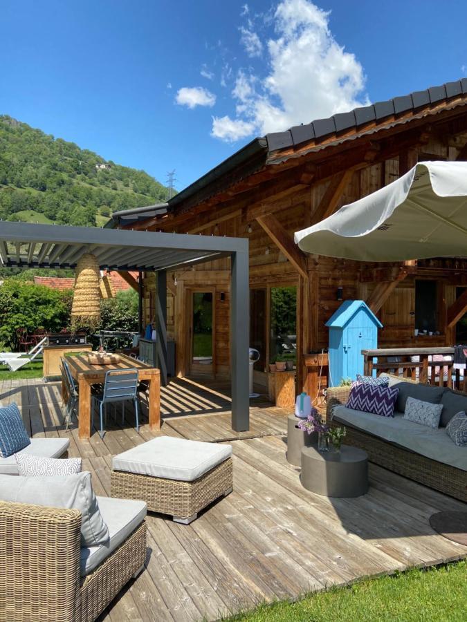 בור סן מוריס Grand Chalet A La Montagne מראה חיצוני תמונה